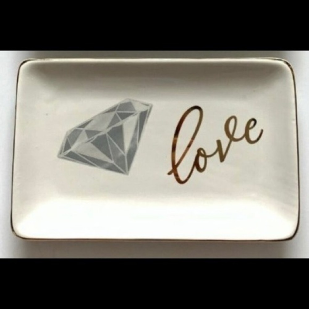 Design Guild Rectangular‎ Trinket Tray 6 1/2” by 4”